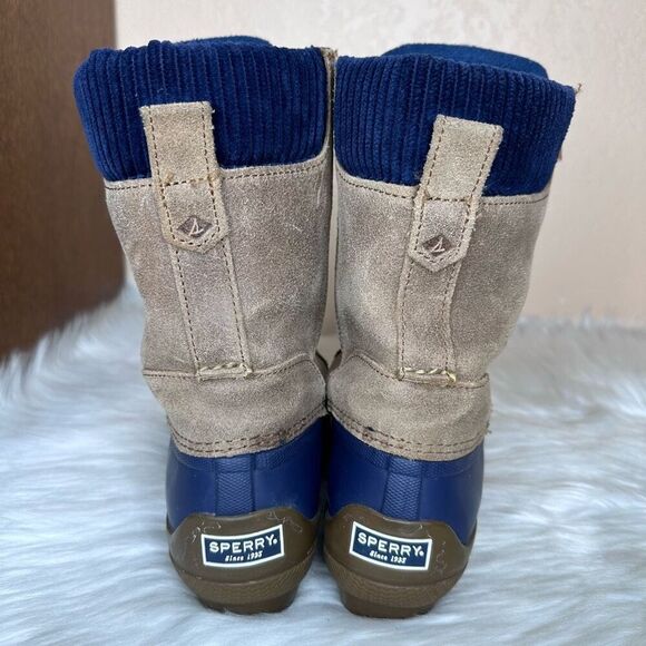 SPERRY TOP SIDER SYREN MISTY Women's Waterproof Duck Fleece Lined Boots Size 8 - Picture 4 of 15